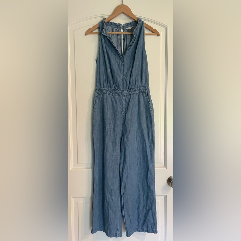 Point Sur J Crew Blue Denim Jumpsuit